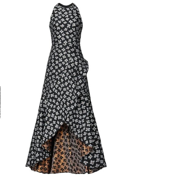 ML Monique Lhuillier Sleeveless Floral Gown size 8 - Picture 2 of 10